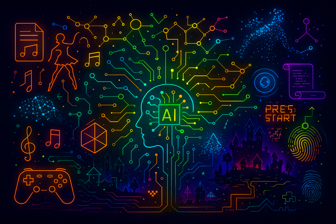 Hero Image for  Special Issue on Multi-Modal Content Generation for Games
